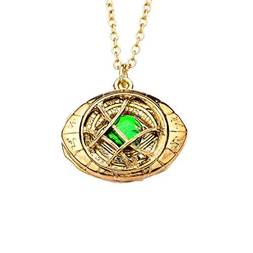 Eye of Agamotto Gold Pendant Necklace