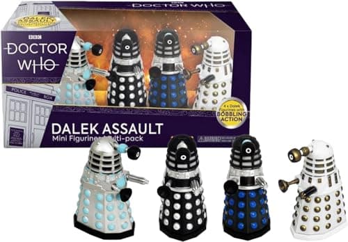 Dalek 3-Inch Figure Set, 4 Pieces