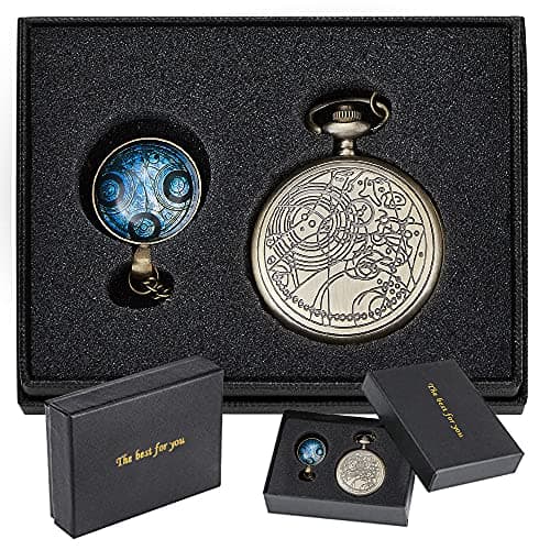 Retro Doctor Who Quartz Pocket Watch
