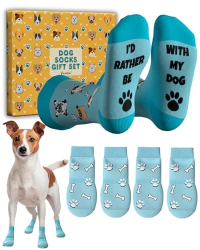 Dog and Owner Matching Socks Set