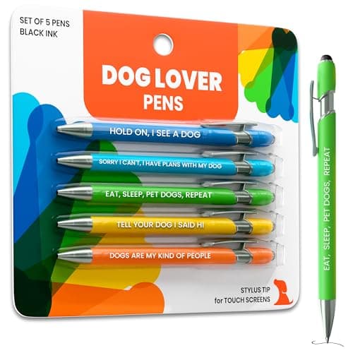 Dog Lover Stylus Pen Set