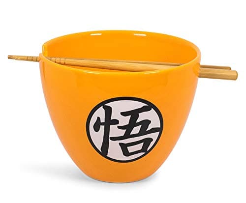 Dragon Ball Z Ceramic Noodle Bowl & Chopsticks