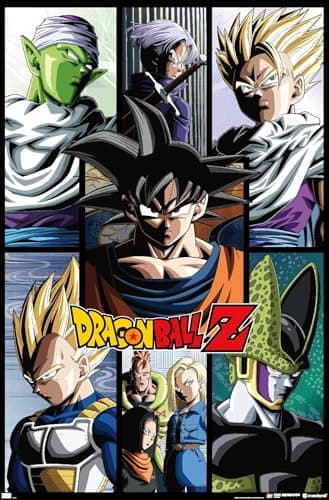 Dragon Ball Z Grid Wall Poster