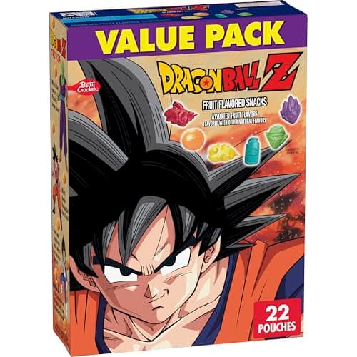 Dragon Ball Z fruit-flavored snacks, 22 count