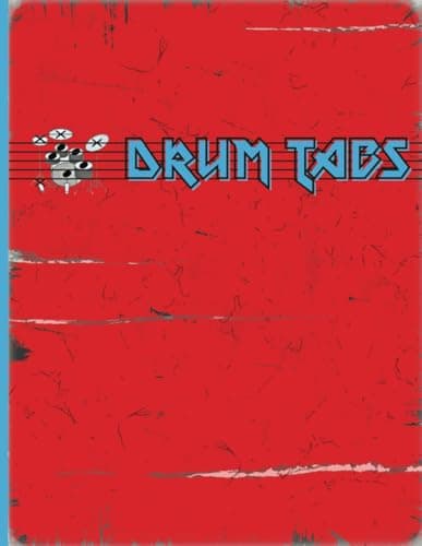 Drum Tab Notebook Manuscript Paper