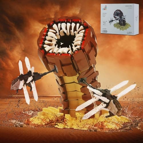 Sandworm and Ornithopter Building Set