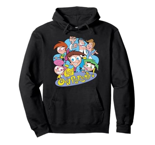 Fairly OddParents cast pullover hoodie
