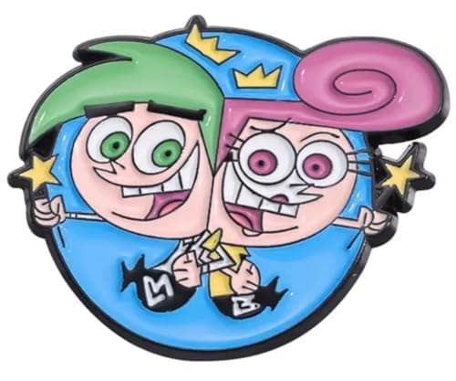 Wanda and Cosmo enamel pin