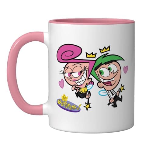 Wanda and Cosmo In Love ceramic mug