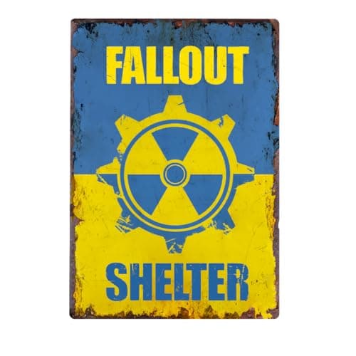 Fallout Shelter Sign Decor