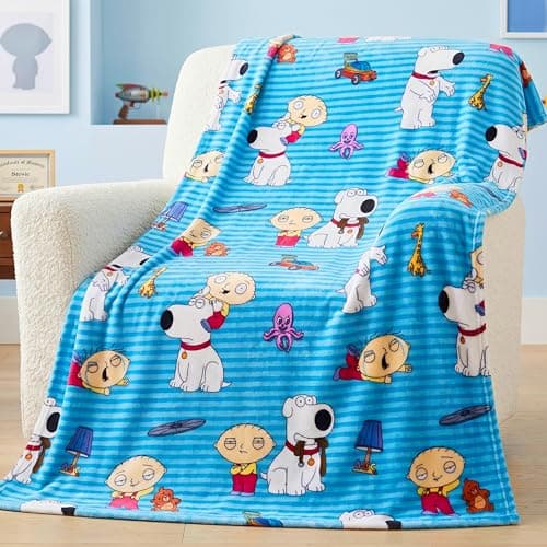 Stewie and Brian Throw Blanket