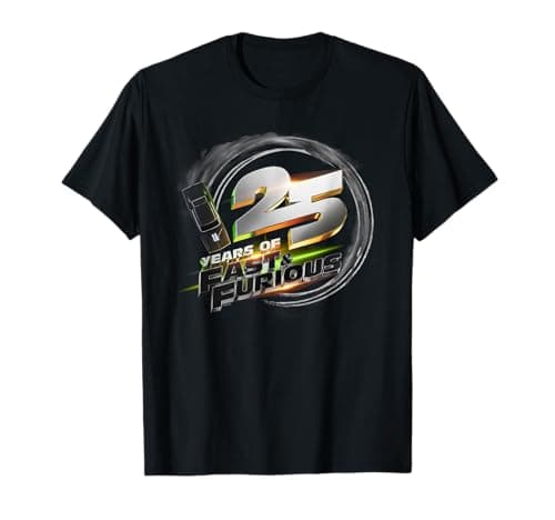 Fast & Furious 25th Anniversary Emblem T-Shirt