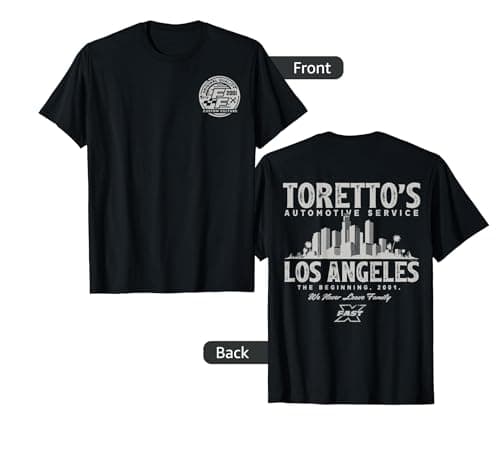 Fast X Toretto's Automotive Service T-Shirt