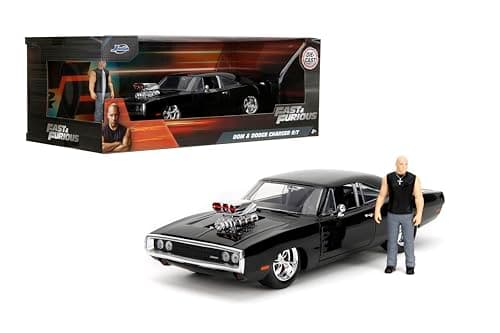 Jada Dom's 1970 Dodge Charger Die-Cast Car with Figure