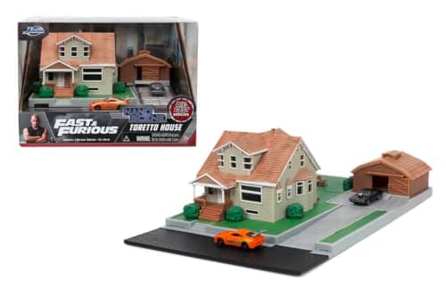 Jada Dom Toretto House Garage Diorama with Cars