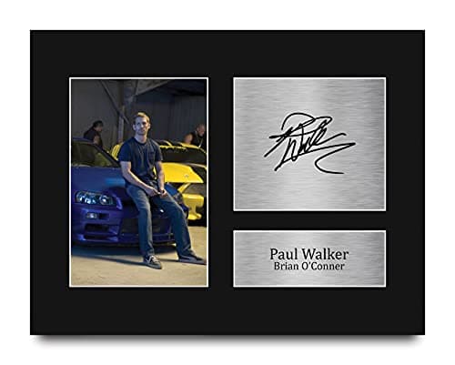 Paul Walker Fast & Furious Autograph Photo Print