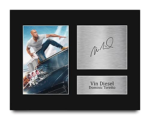 Vin Diesel as Dominic Toretto Autograph Photo Print