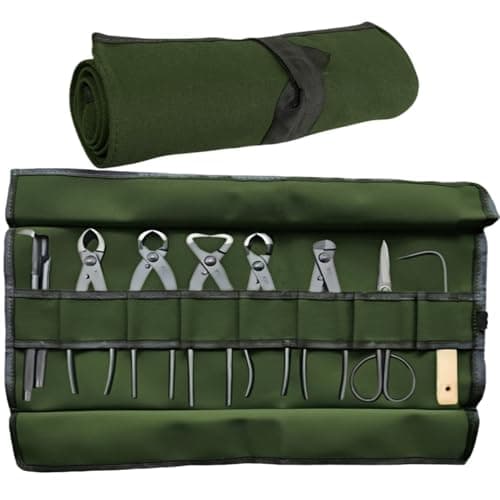 Eight-pocket canvas tool roll