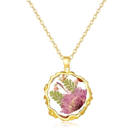 Hefestus November birth-flower necklace