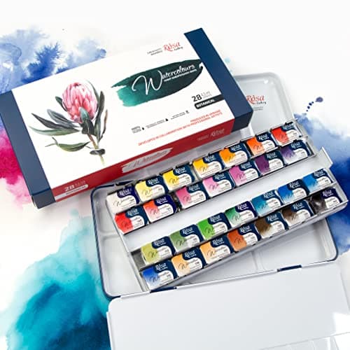 Rosa Gallery Botanical watercolor set