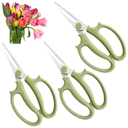 Three-pack floral scissors