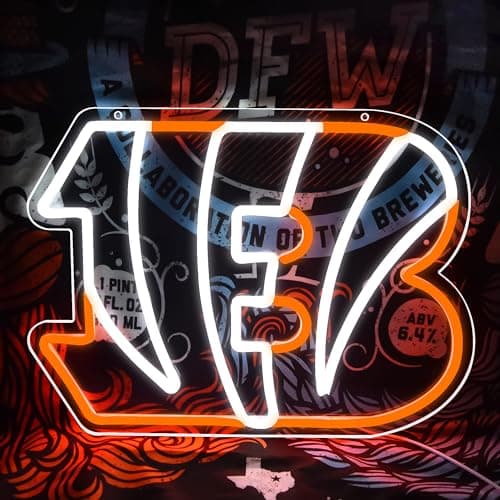 Football Neon Sign for Man Cave or Bar