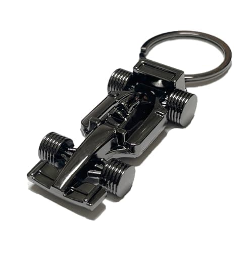 F1 Metal Race Car Keychain