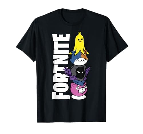 Fortnite Black Crew Neck T-Shirt