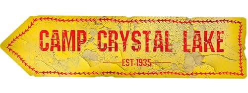 Camp Crystal Lake Horror Sign