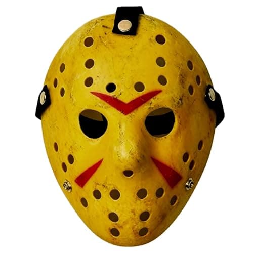 Horror Hockey Mask Costume Prop