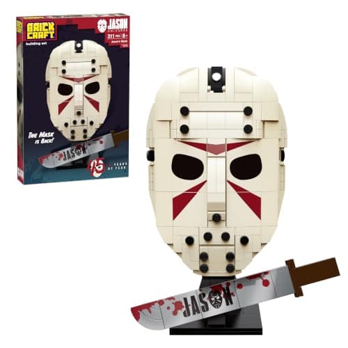 Jason Hockey Mask Building Kit with Display Stand
