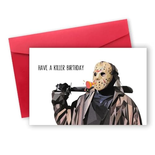 Jason-Themed Birthday Card
