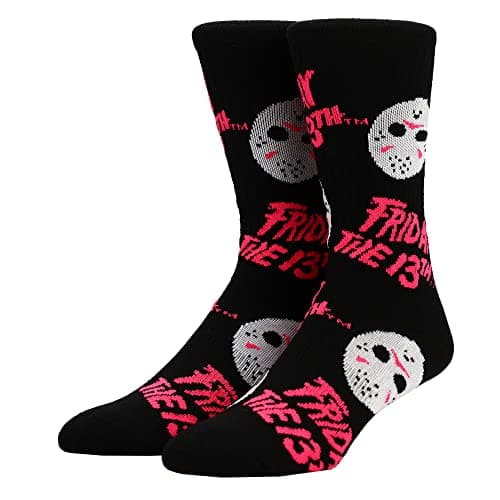 Jason Voorhees Hockey Mask Crew Socks