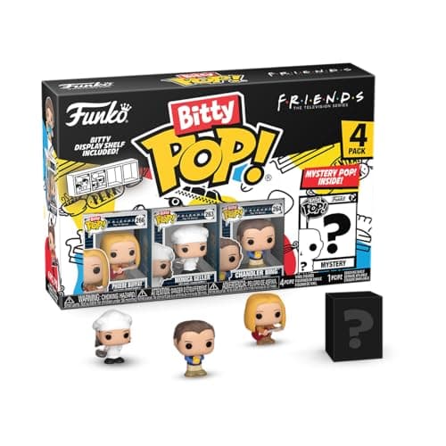 Friends Bitty Pop! Mini Figures, 4-Pack