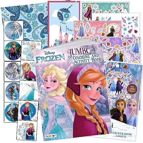 Frozen Coloring Book and Sticker Set