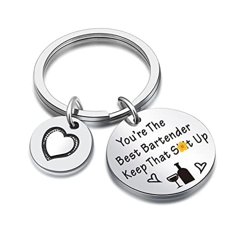 Inspirational Bartender Keyring