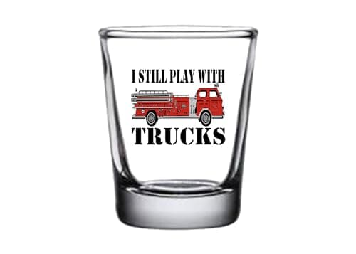 Funny Firefighter Shot Glass