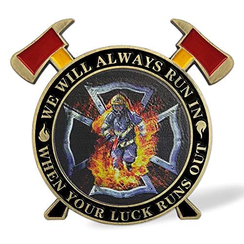 Thin Red Line Firefighter Challenge Coin