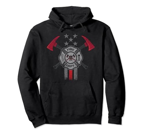 Thin Red Line Firefighter Hoodie
