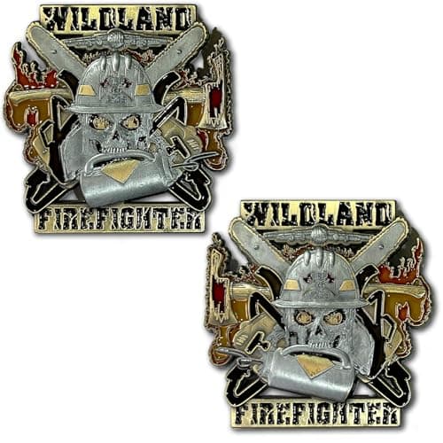Wildland Firefighter Drip Torch Coin