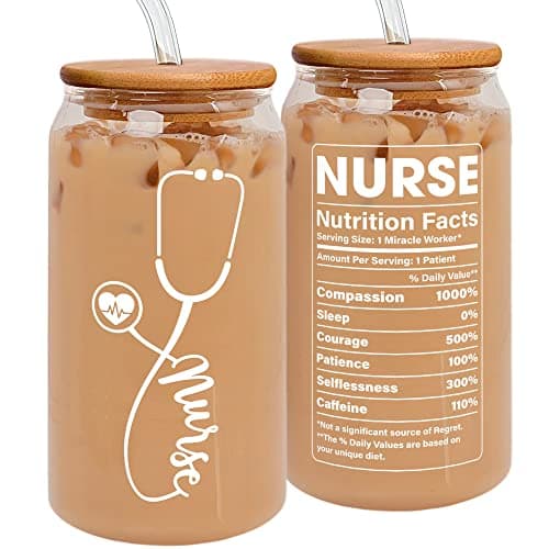 Nurse Appreciation Can Glass