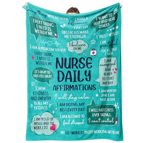 Soft Nurse Affirmation Blanket