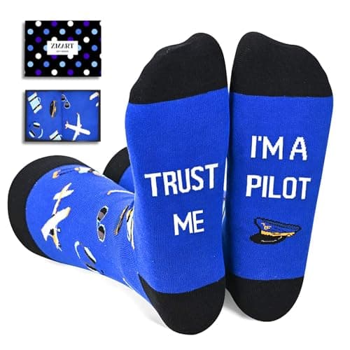 Pilot and Airplane Socks