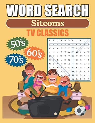 Classic Sitcoms Large Print Word Search