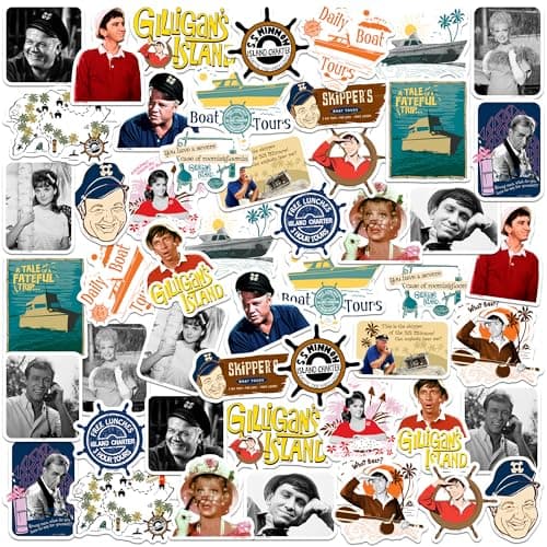 Gilligan's Island Vinyl Sticker Set