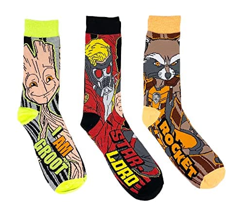 Guardians of the Galaxy Crew Socks, 3 Pack