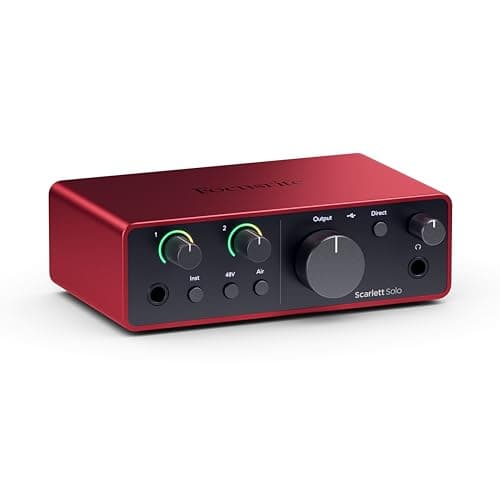 Focusrite Scarlett Solo 4th Gen Audio Interface