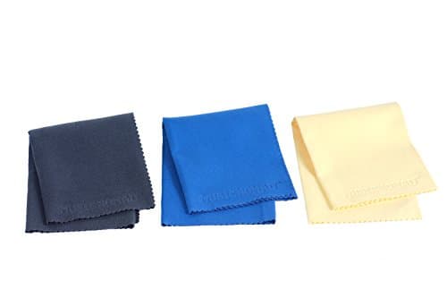 MusicNomad Microfiber Polishing Cloths, 3-Pack