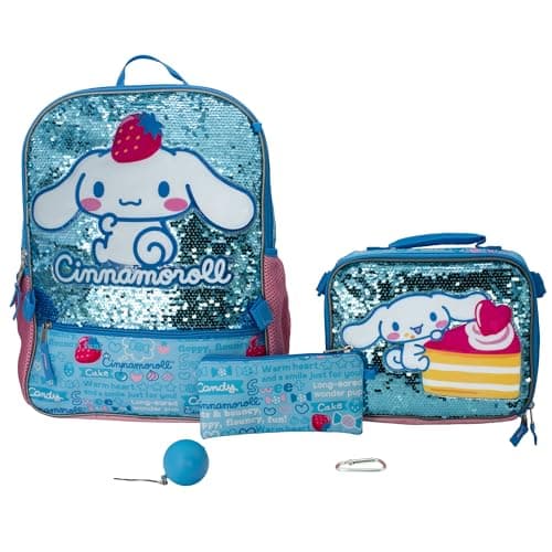 Cinnamoroll Flip Sequin Backpack Set