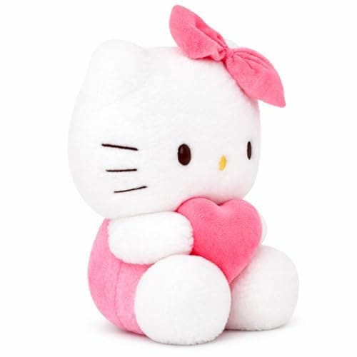 Pink Kawaii Heart Plush Pillow